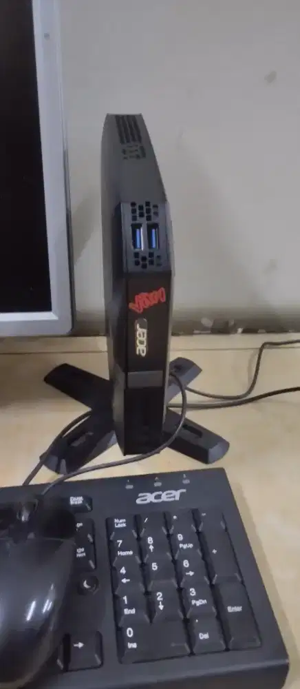 Mini PC Acer Veriton Fullset tinggal pakai