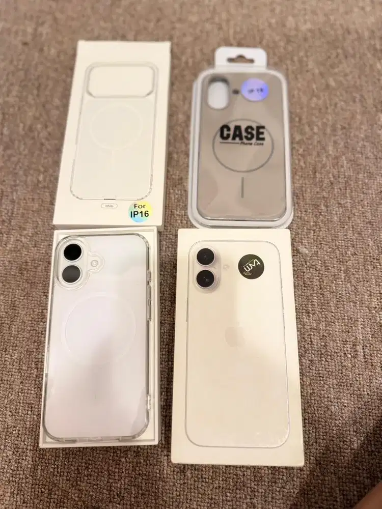IPHONE 16 basic 128gb WHITE garansi IBOX 2027