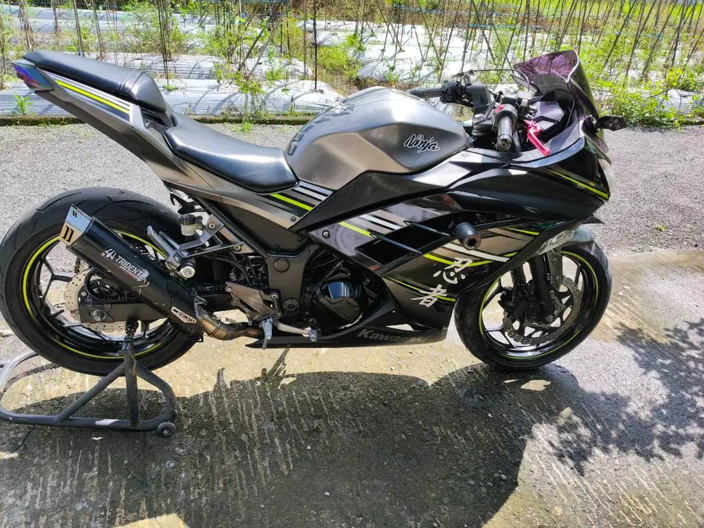 Ninja 250 fi 2017 abs abu abu