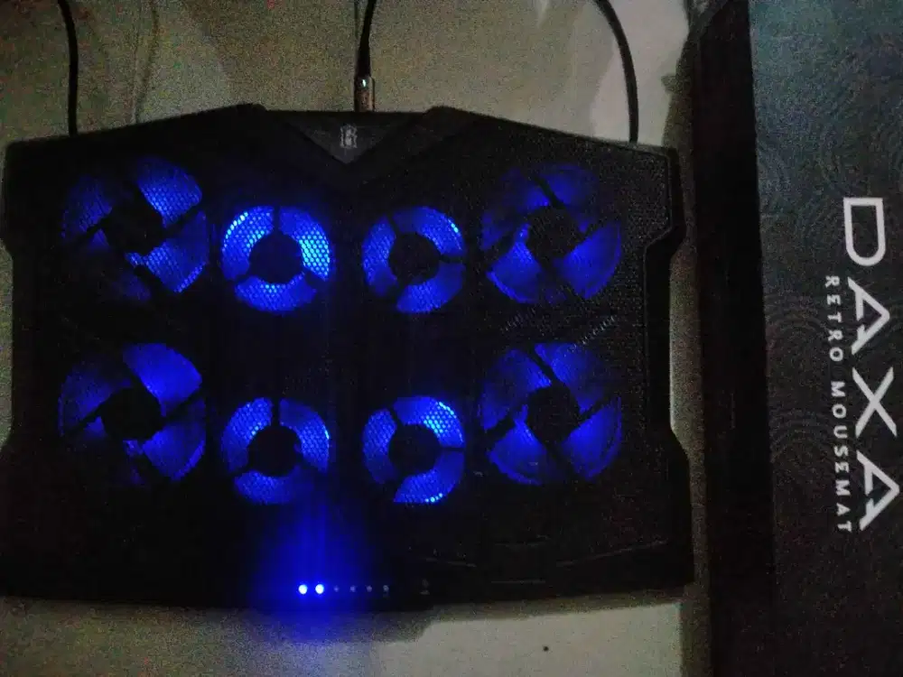 Kipas laptop External Gamen 8 fan Bonus Mousepad Rexus Daxa 80x80
