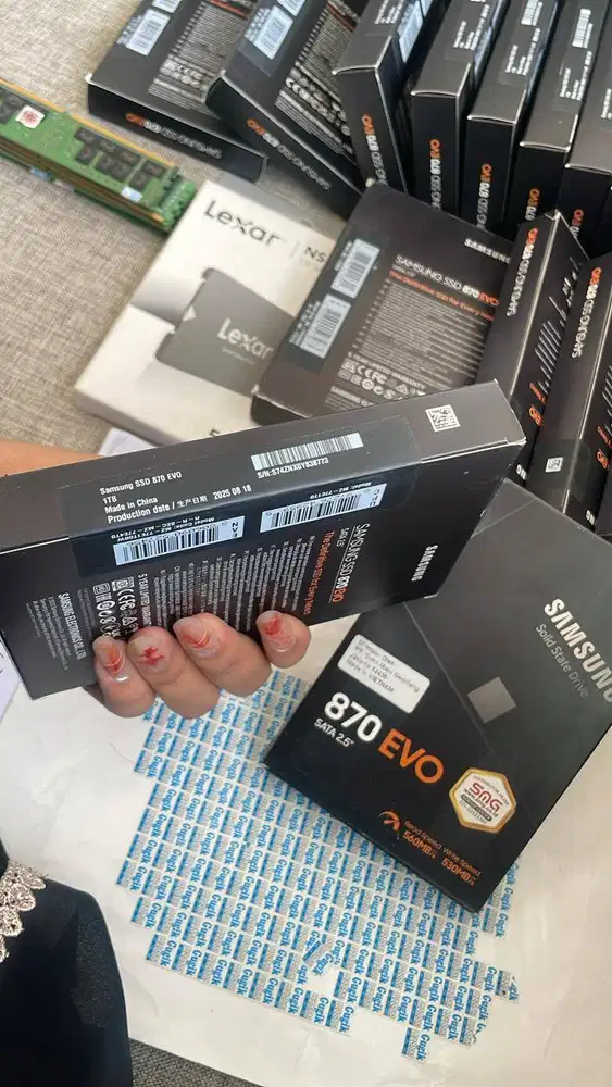 SSD SATA SAMSUNF 870 EVO 500GB DAN 1T FREE CADDY