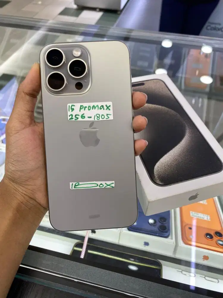 Iphone 15 Promax 256 Natural garansi ibox