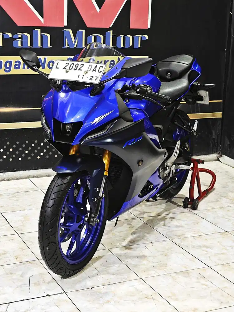 Yamaha All New R15 VVA V4 connected TH 2022 odo 9rb surat lengkap aman
