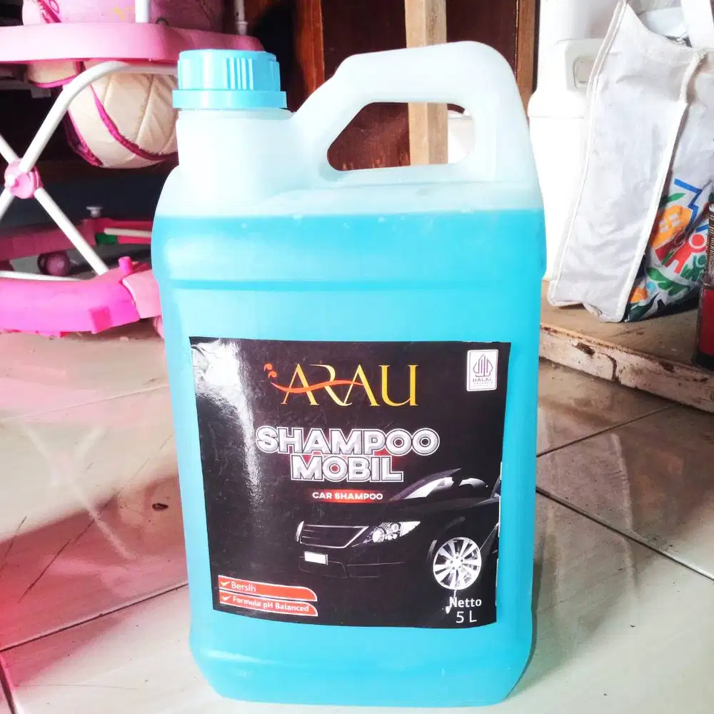 ARAU CAR SHAMPOO MOBIL JERIGEN 5 Liter Aman untuk Cat Body