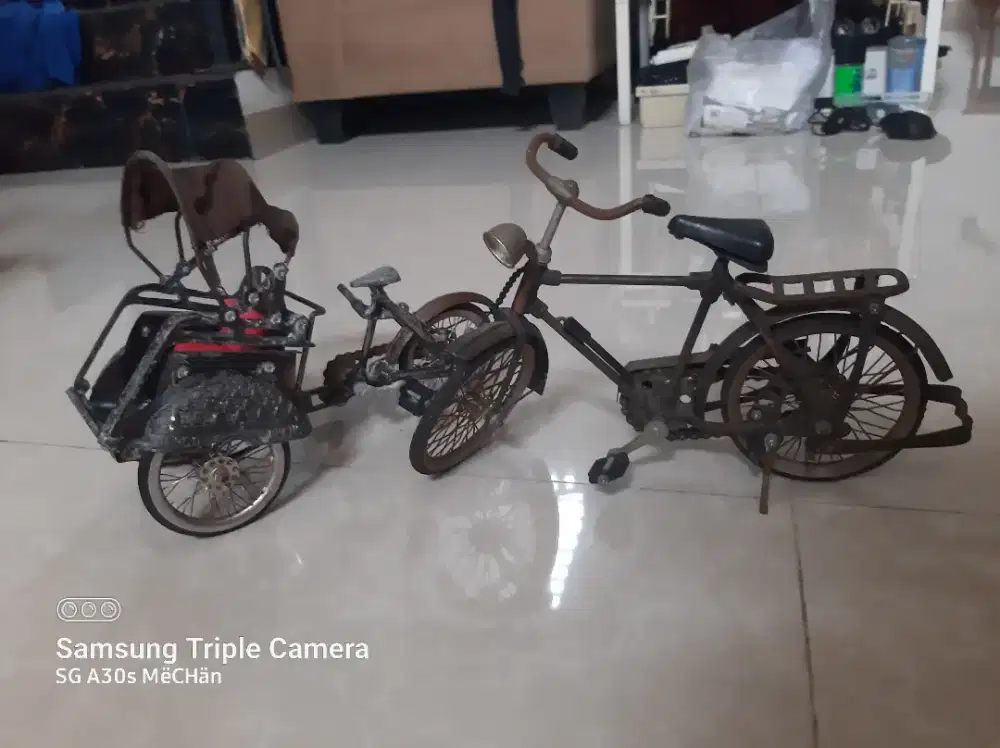 Becak & sepeda ontel mini