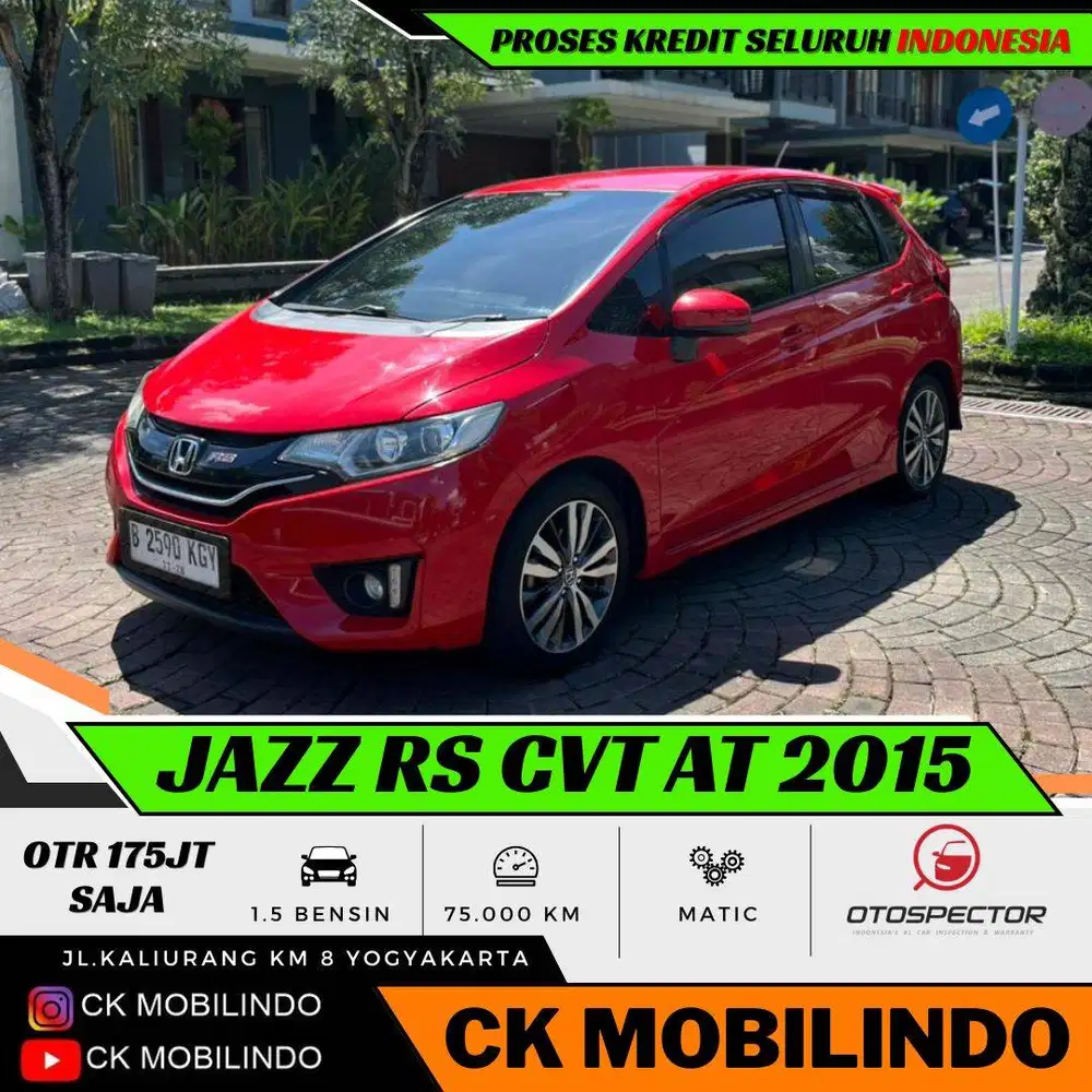 Honda All New Jazz RS CVT Matic 2015 ANTIK FAVORIT DP Minim Ignis