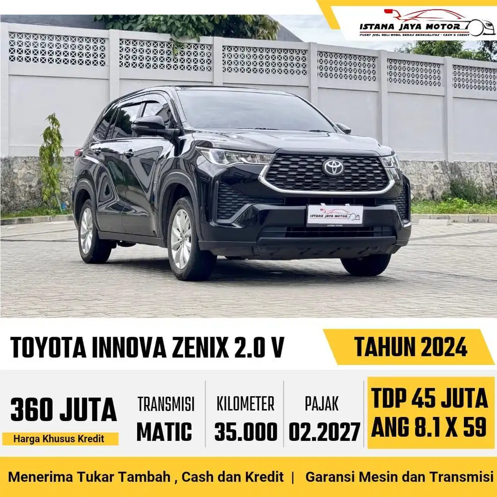 LOW KM Toyota Innova Zenix 2.0 V CVT Bensin 2024