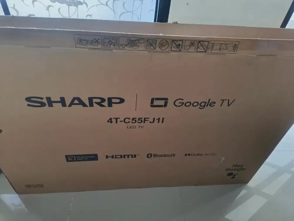 SHARP 55” Google TV – Mulus Like New (Pakai 4 Bulan)