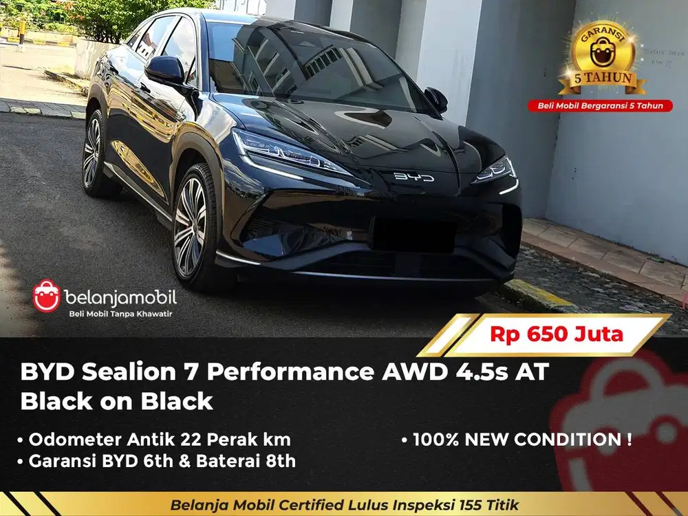 [ TIDAK JADI PAKAI ] BYD Sealion 7 Performance AWD 4.5s AT 2025/2026