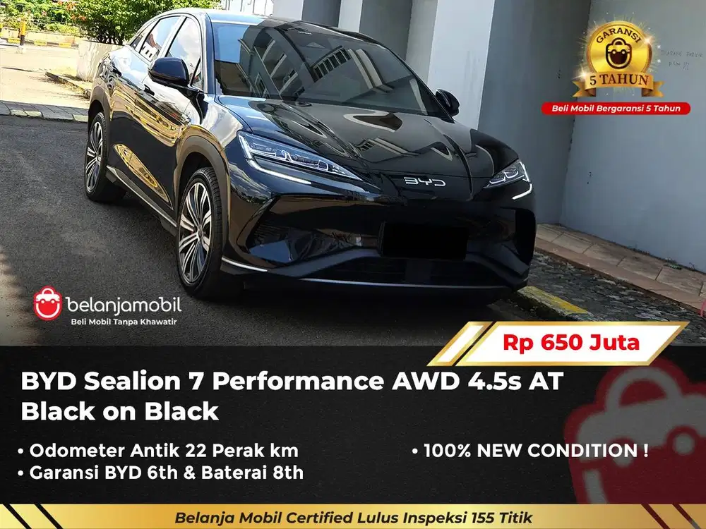 [ TIDAK JADI PAKAI ] BYD Sealion 7 Performance AWD 4.5s AT 2025/2026