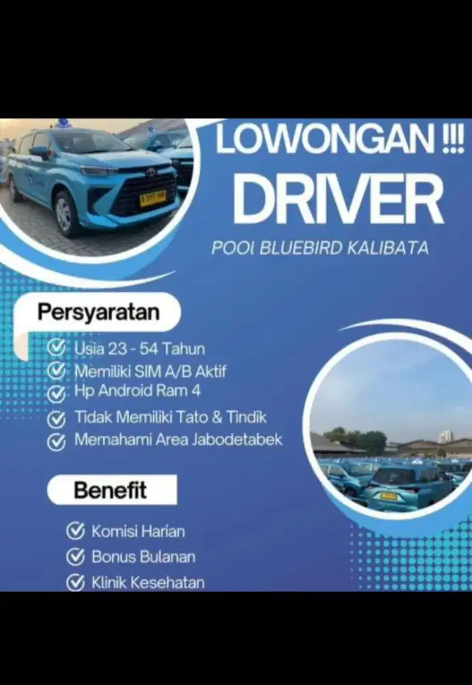 Lowongan kerja bluebird