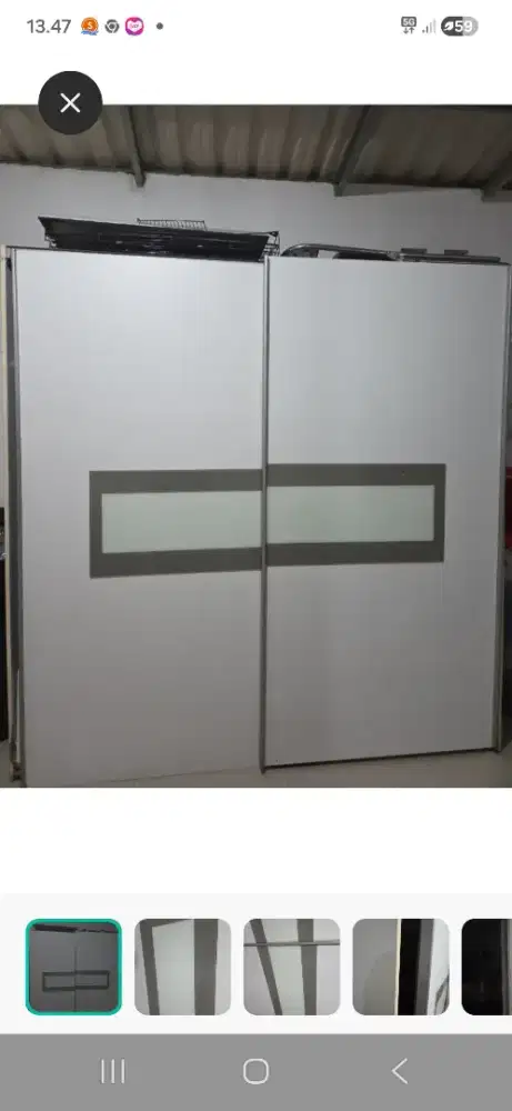 Lemari informa premium kaca