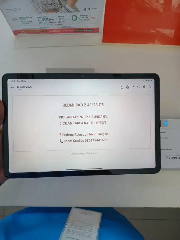 REDMI PAD 2 4/128GB Cicilan Tanpa DP