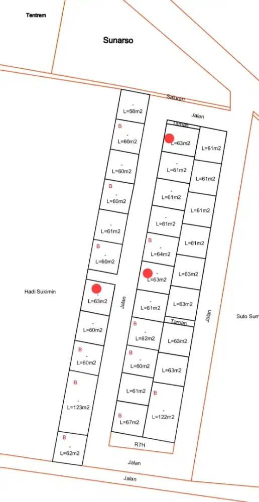 Jual Tanah Utara Pom Sapen Jaten