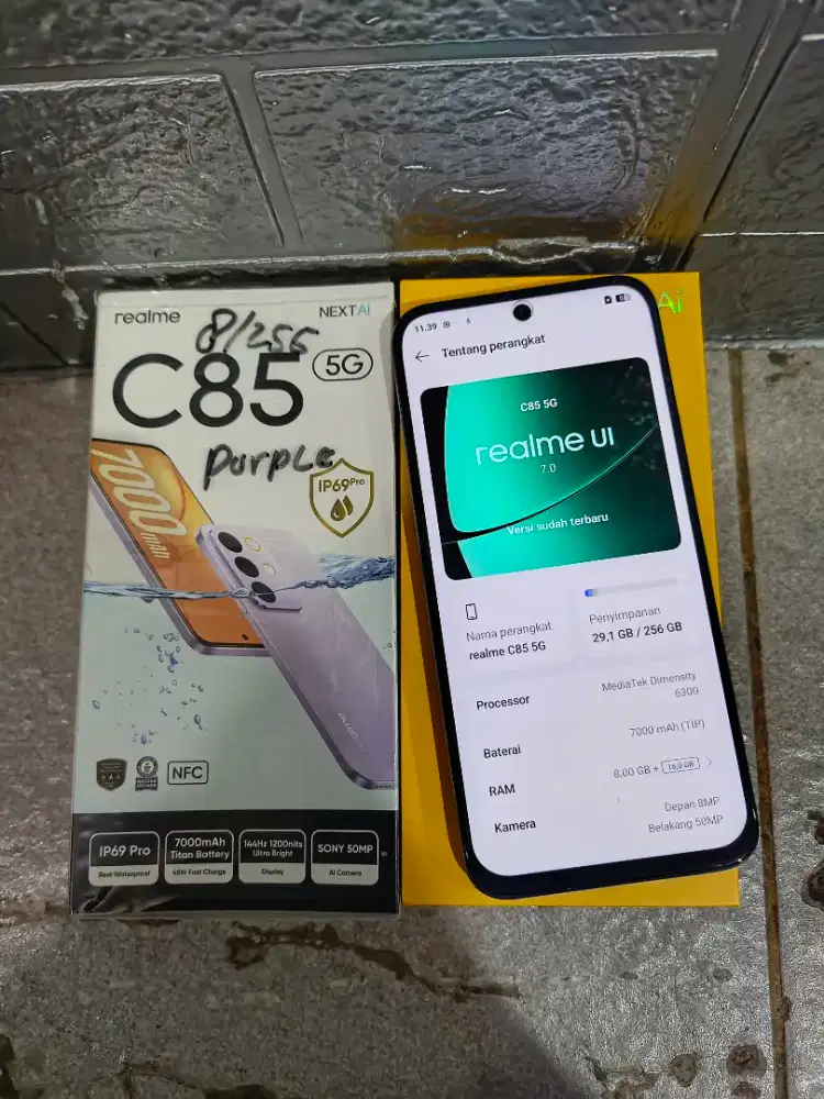 Realme C85 5G Ram 8+16/256
