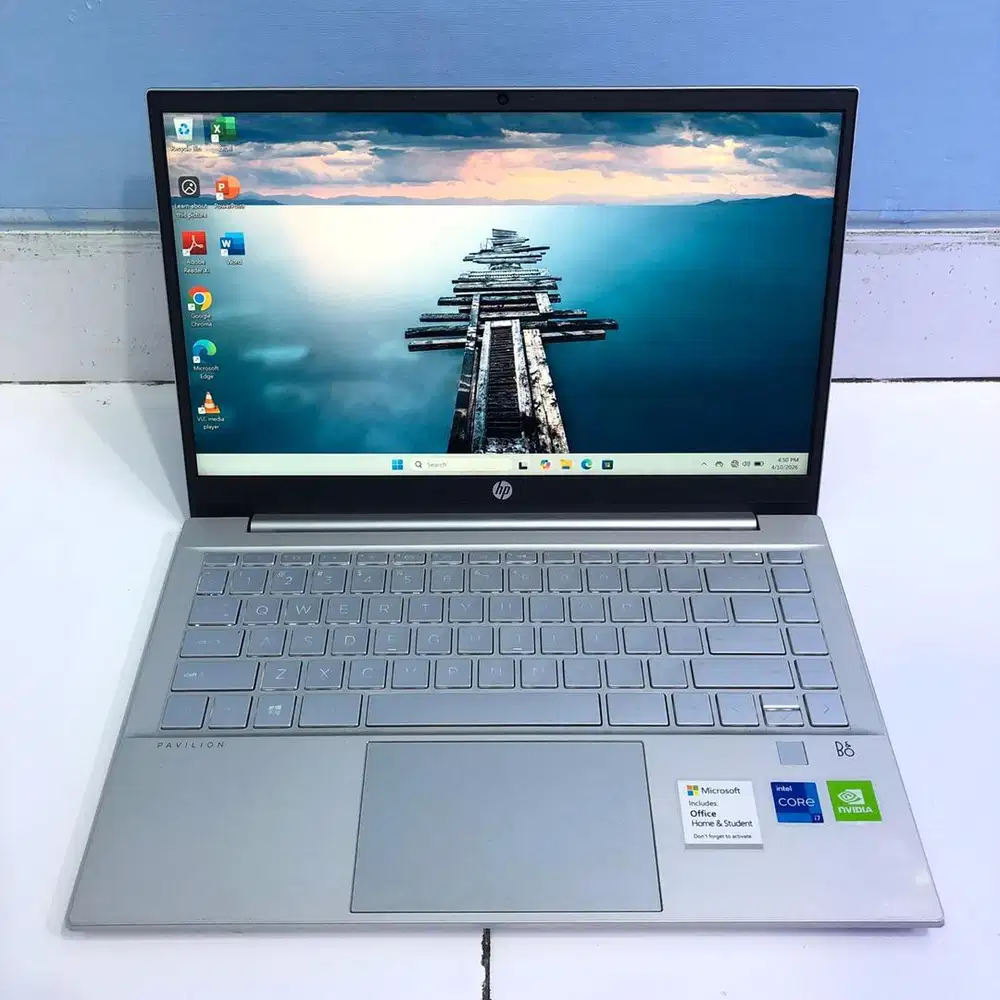 Hp pavilion 14 core i7 1165g7 ram 16 ssd 512 gb vga nvidia mx450