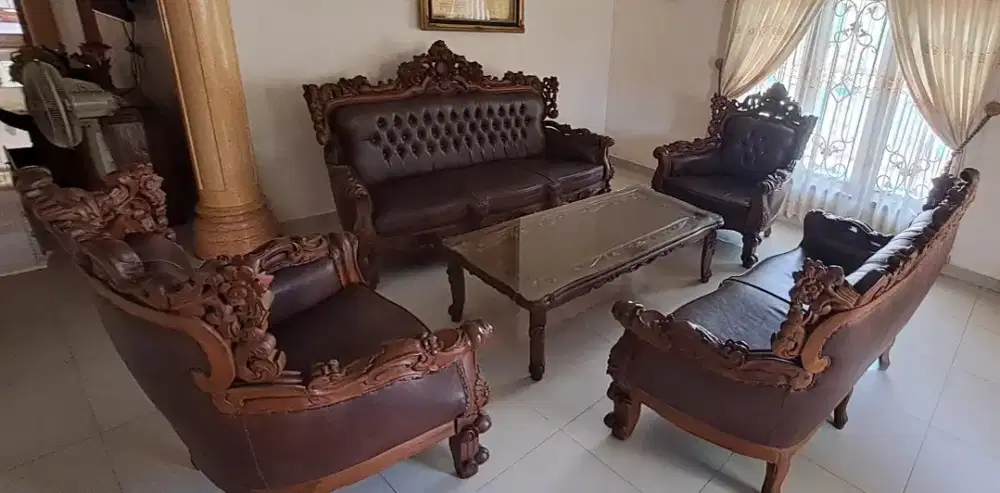 Khusus jual kursi dan meja jati Asli jepara