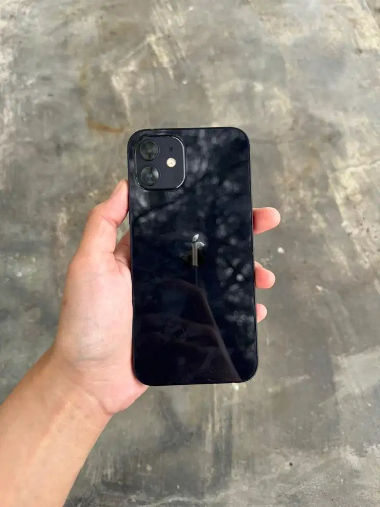iPhone 12 128gb Black Sinyal Permanen Kemenprin