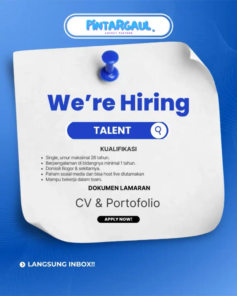 Lowongan kerja wilayah Bogor sekitarnya