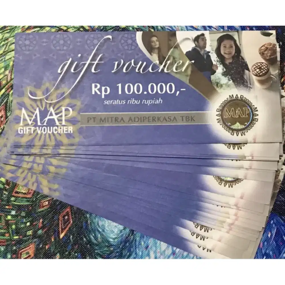 Voucher MAP (Mitra Adiperkasa) pecahan 100rb