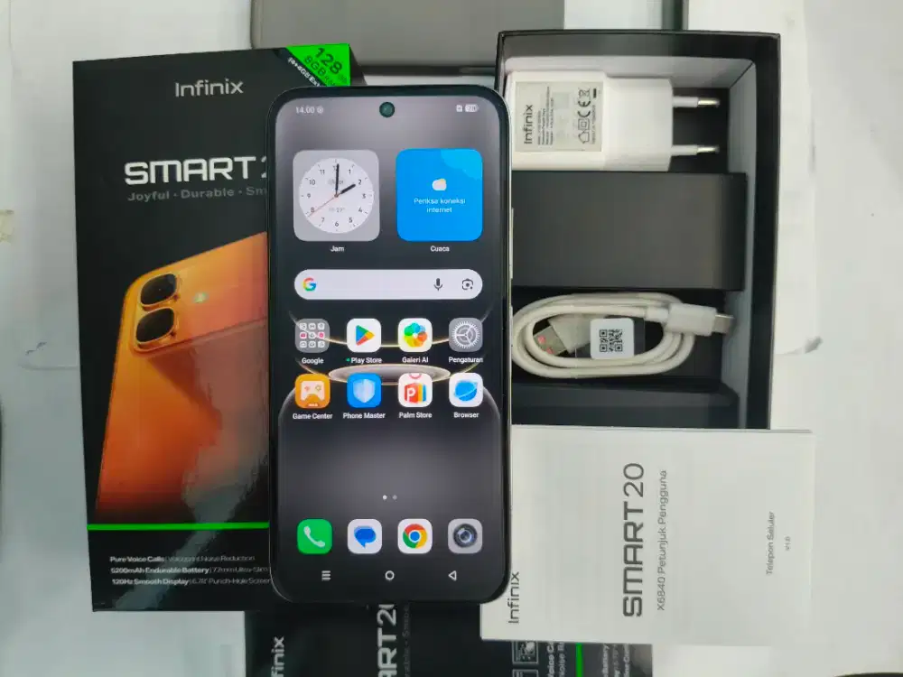 Infinix Smart 20 4\128 Garansi Mar 2027