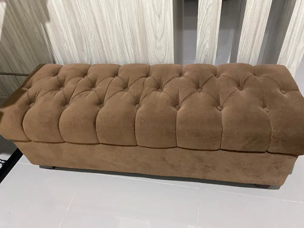 Jual sofa warna coklat