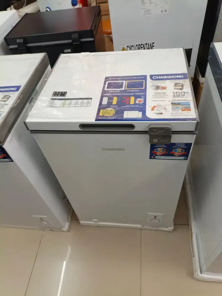 Kredit frezzer box Changhong 100L