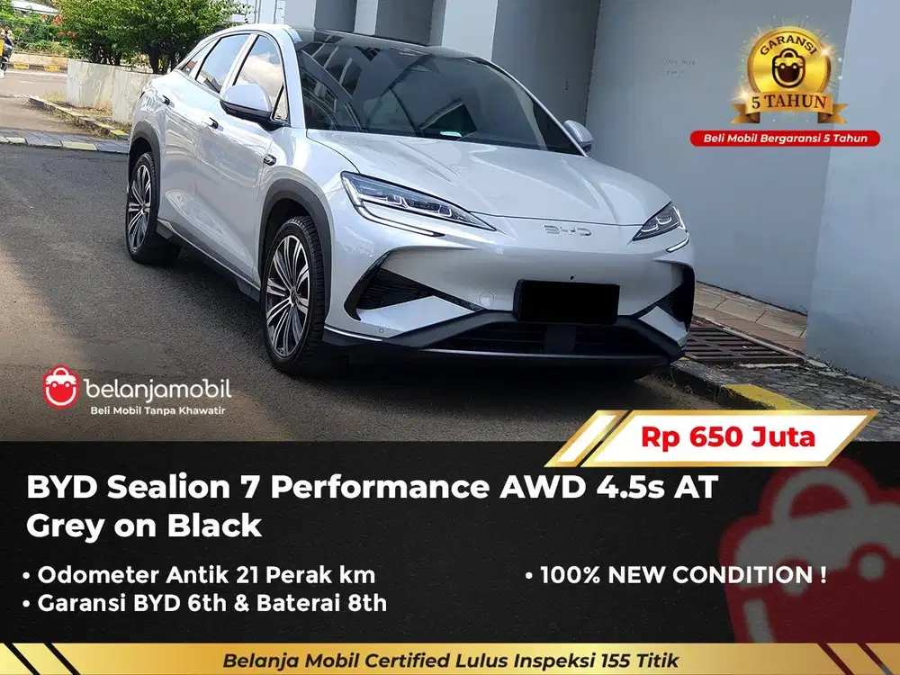[ TIDAK JADI PAKAI ] BYD Sealion 7 Performance AWD 4.5s AT 2025/2026