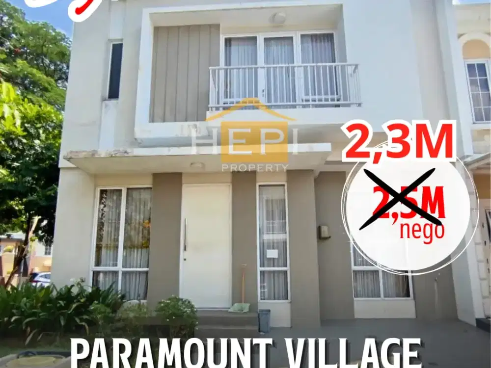 Dijual Rumah Type Potala L8 di Paramount Village, Simongan, Manyaran, Semarang