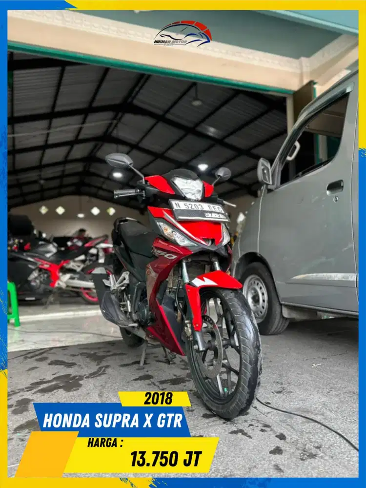 HONDA SUPRA X GTR 2018 MANTAP MASZEHH HIKMAH MOTOR KEPUH MALANG