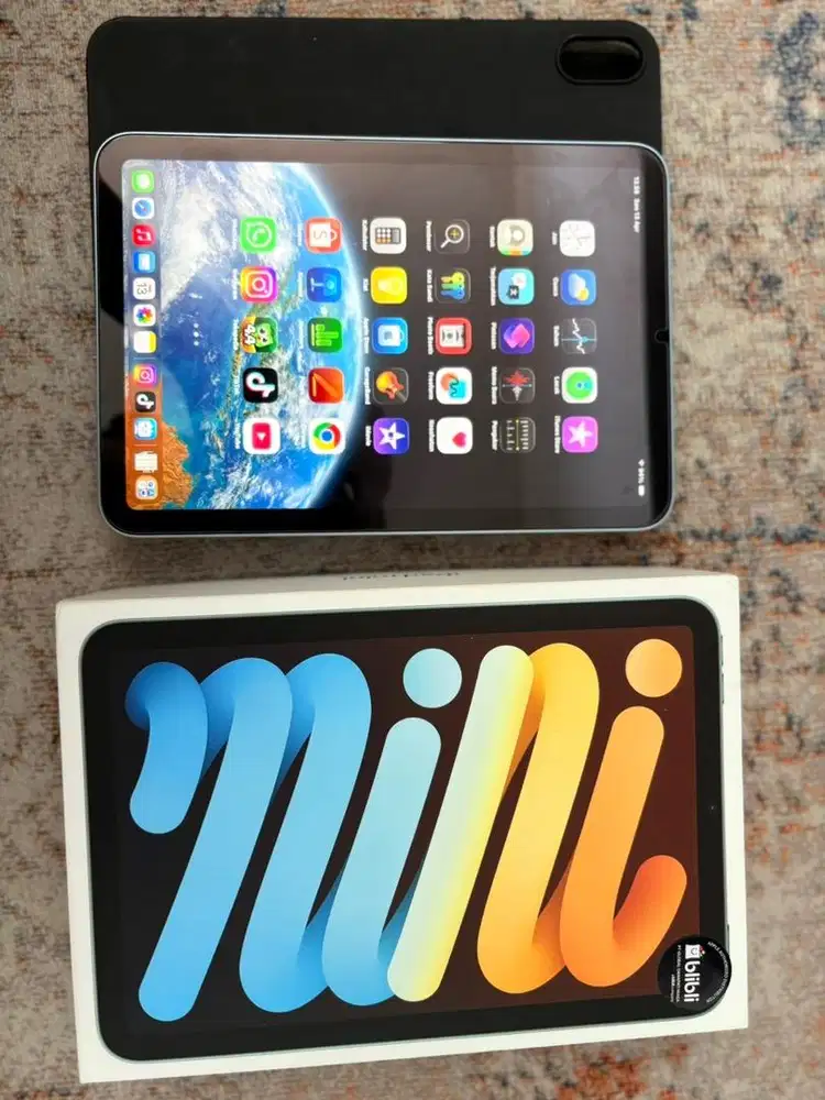 Ipad mini 7 A17 pro wifi only resmi mulus pemakaian 3 bulanan