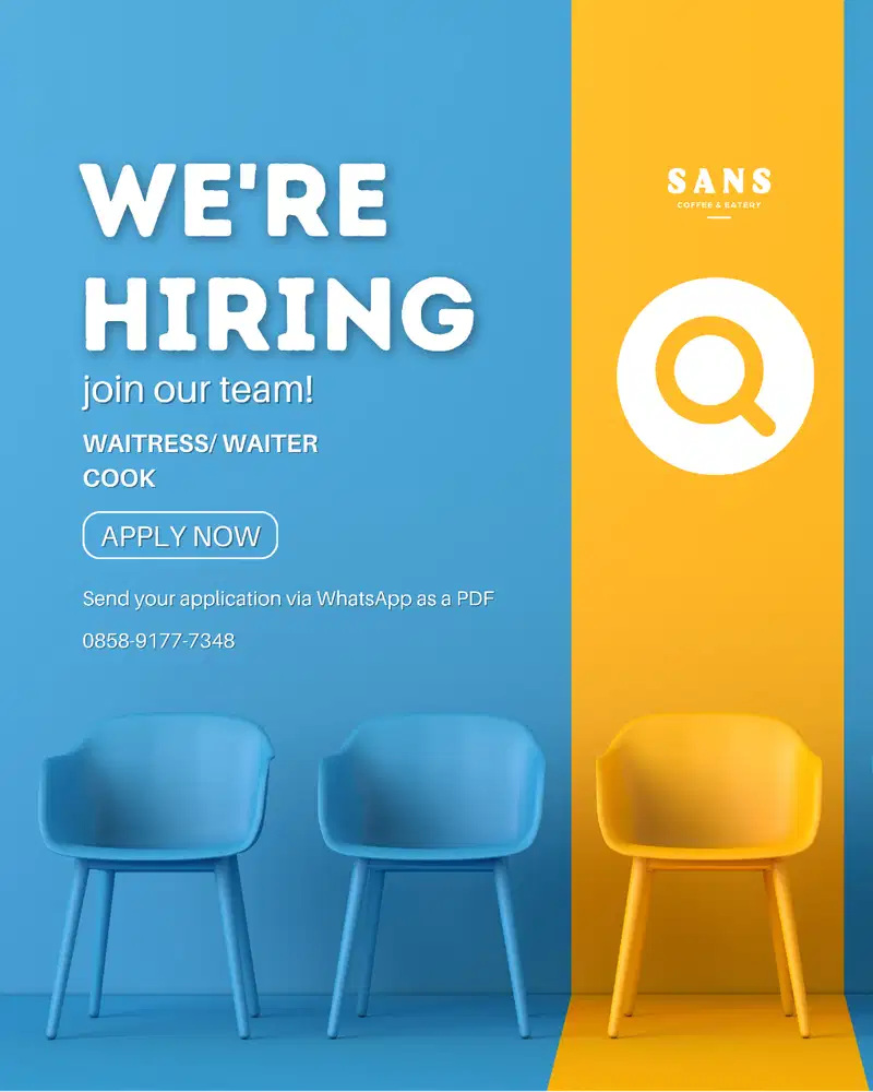 Lowongan Cook & Waiter/Waitress