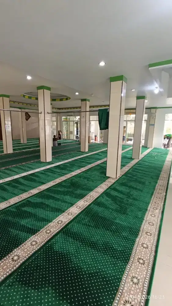 Tersedia Karpet sajadah Masjid import pembelian menyesuaikan kebutuhan