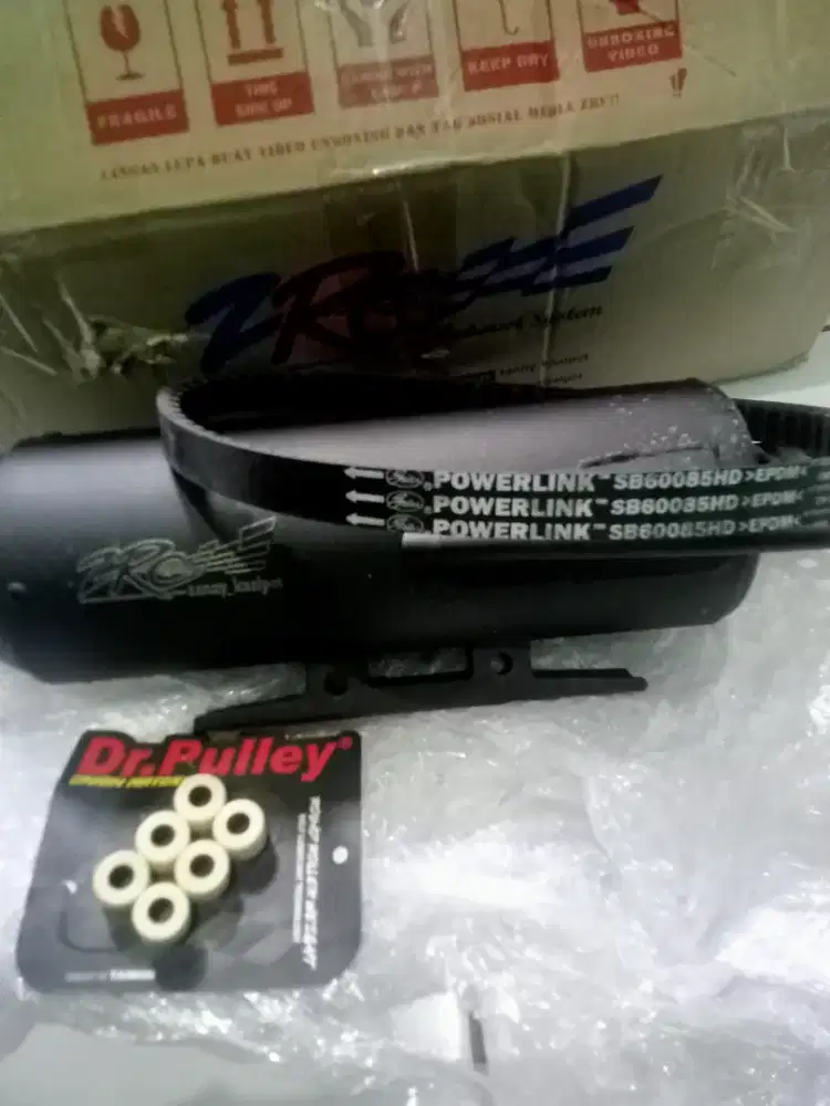 knalpot Zrc, roller Dr.pulley, Van belt power link