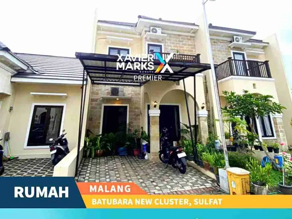 Dijual Rumah Modern Minimalis  Semi Furnish di Batubara New Cluster, Sulfat Malang
