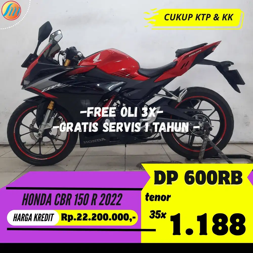 HONDA CBR 150 R 2022 KREDIT MURAH DP HANYA 600RIBU ANGSURAN TERJANGKAU