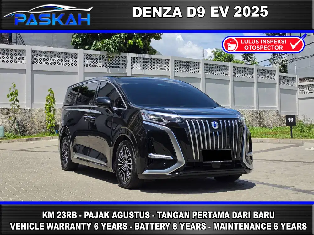 BUNGA=4% PAJAK=AGUSTUS DENZA D9 EV 2025 DENZA LISTRIK 2025