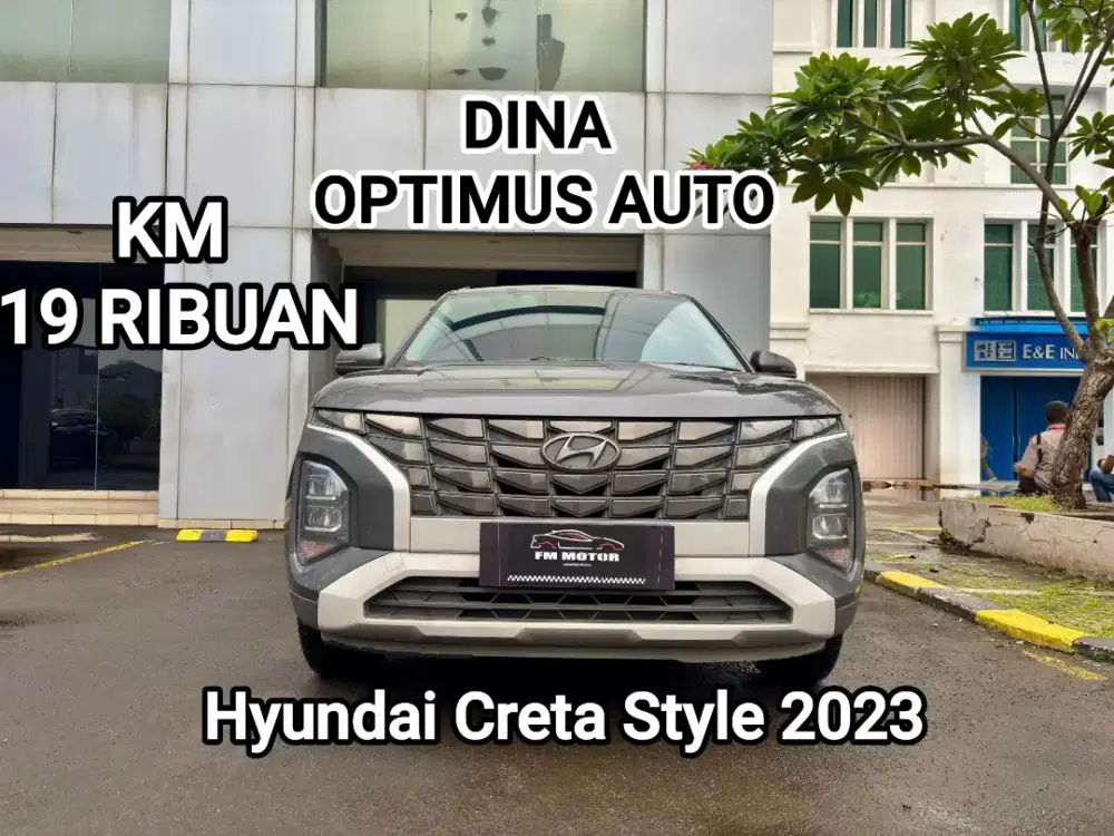Hyundai Creta Style 2023 AT 1.5, Km 19 Ribu, Pajak MARET 2027