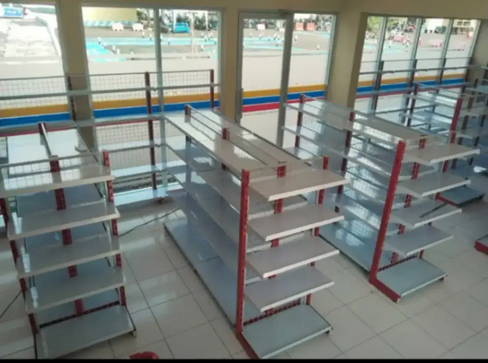 Produsen aneka rak minimarket dan meja kasir