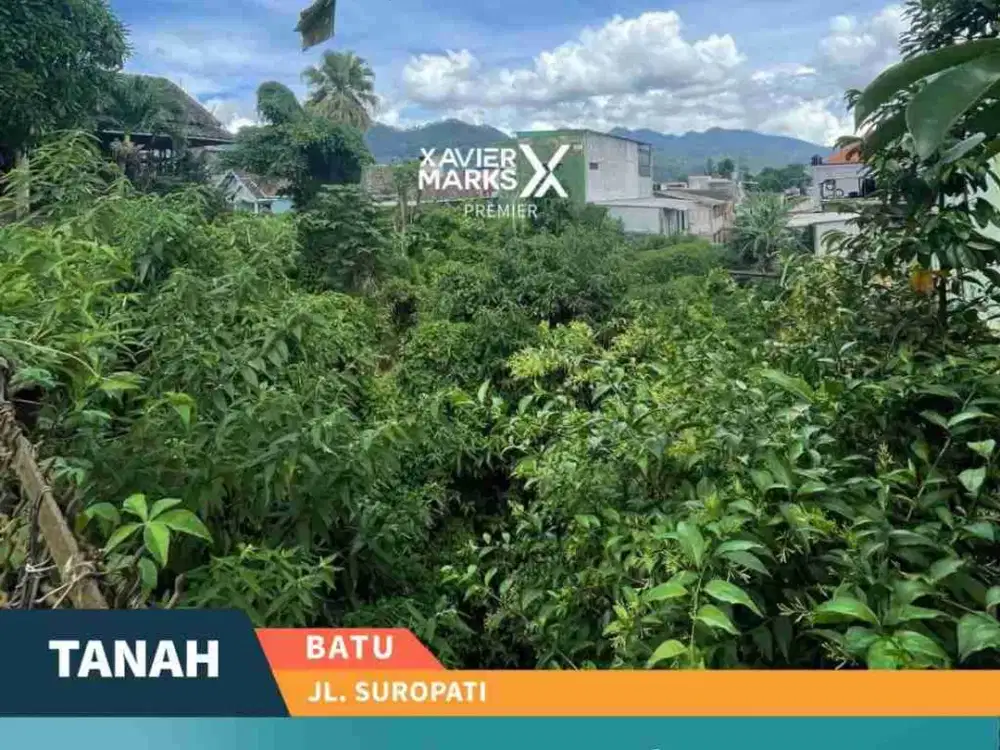 Dijual Tanah Luas Dan  Sangat Strategis Nol Jalan Raya Suropati Kota Batu