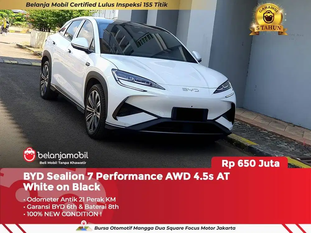 [ TIDAK JADI PAKAI ] BYD Sealion 7 Performance AWD 4.5s AT 2025/2026