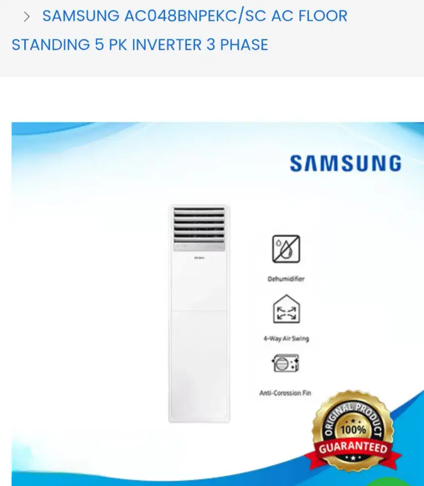 AC Floor Standing Samsung