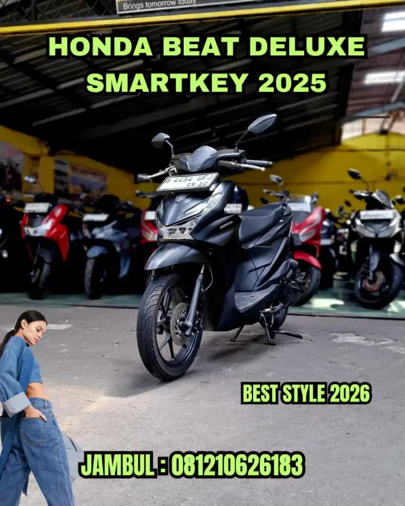 HONDA BEAT DELUXE SMARTKEY 2025 SIAP PAKAI