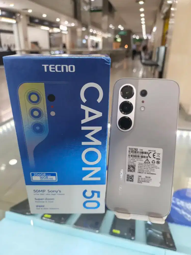 Tecno camon 50 8/256 2 minggu pakai likenew