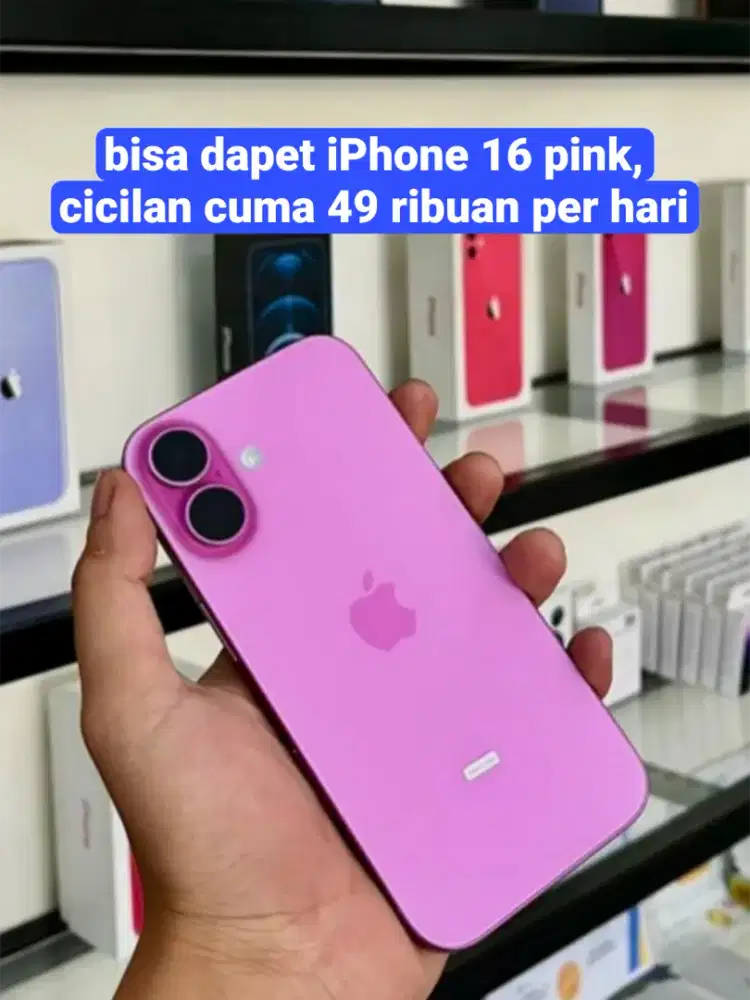Kredit / Cicilan iPhone 16 pink