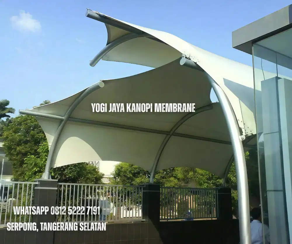 Kanopi Membrane Premium Gratis Survei Lokasi dan Desain Eksklusif