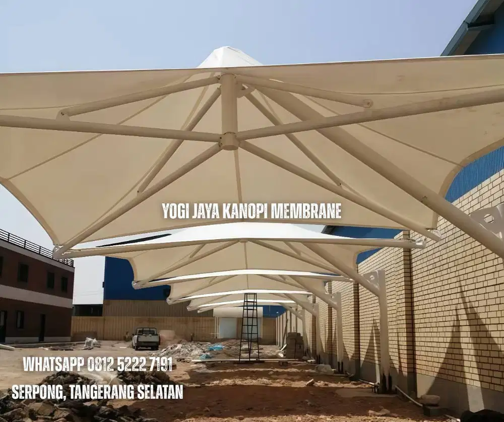Spesialis Kanopi Membrane Modern Gratis Desain dan Survei Jabodetabek