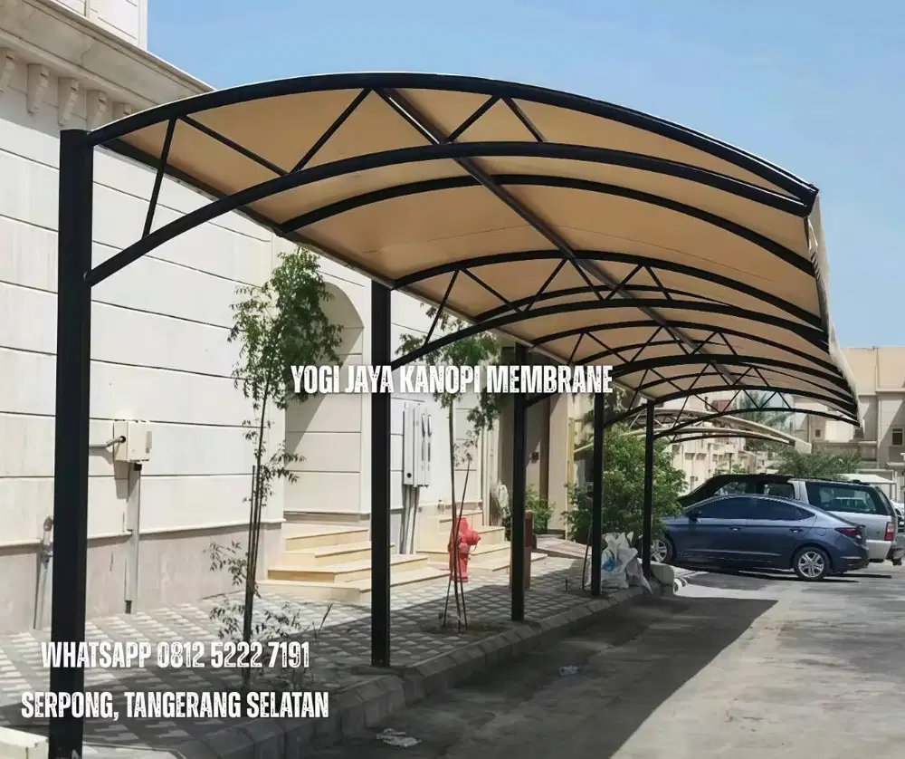 Kanopi Membrane Tampilan Mewah Gratis Survei Lokasi Jabodetabek