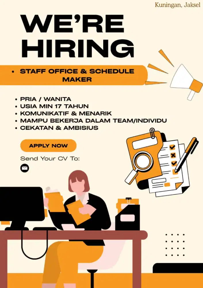 yang butuh loker staf office schedule maker