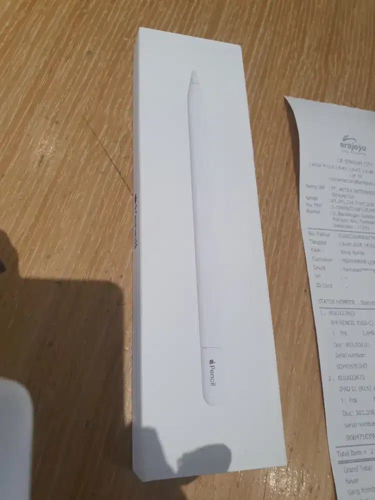 Ipad pencil type c garansi ibox 1 tahun